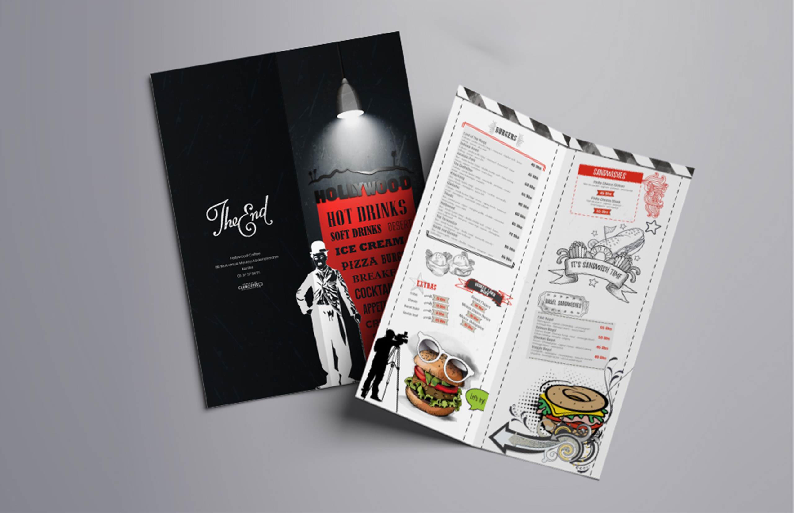 Cafe Hollywood Menu